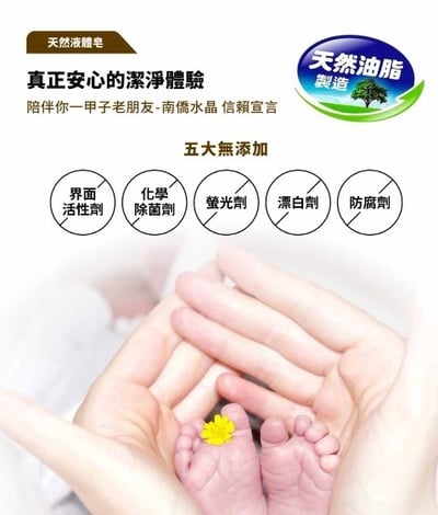 【南僑水晶】益生菌長效抗菌親膚手洗精6