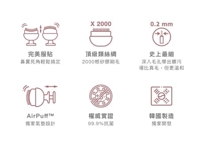 韓國製造【nueva】泡芙刷 / 純淨氣墊潔顏刷  (去角質 毛孔清潔刷 潔面刷 美容刷 洗臉刷 卸妝 禮物)7