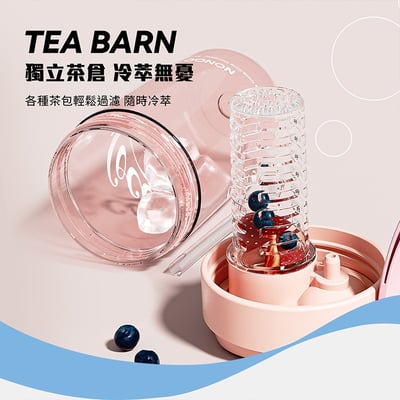 正版聯名授權【NONOO可口可樂】元氣冷萃杯｜心動粉6