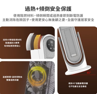 DIKE HLE520｜廣角恆溫智慧電暖器6