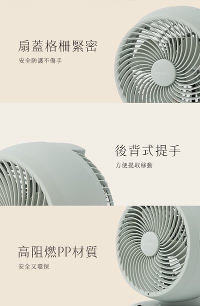 Breezing自然涼空氣循環扇15