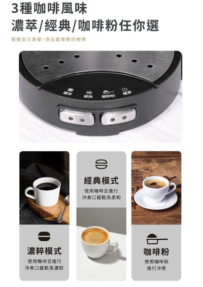 【CLAIRE】獨享自動研磨咖啡機 CHM-H01AK5