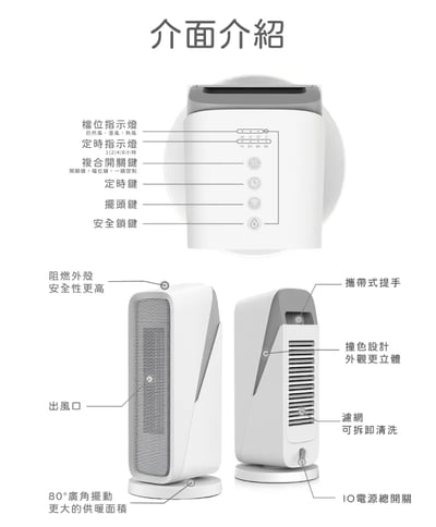 【ROOMMI】日暖暖陶瓷電暖器 RMHHO28