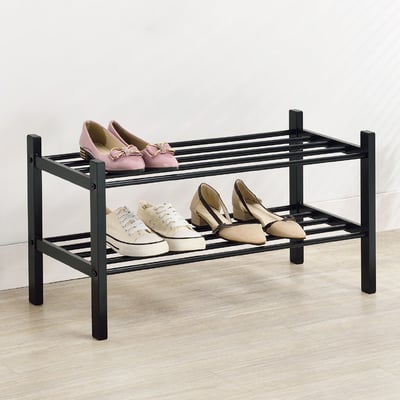 簡約雙層收納鞋架 (二色可選) －台灣製造 MIT2