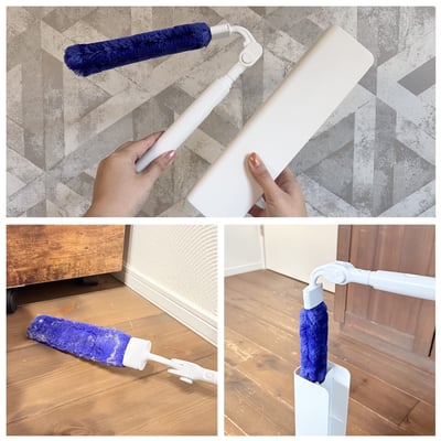 日本LEC激落君可伸縮除塵器 (附自潔收納盒)7