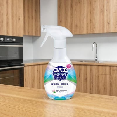 日本KINCHO金鳥廚餘果蠅防制噴霧-花香薄荷250ml 一組3入8