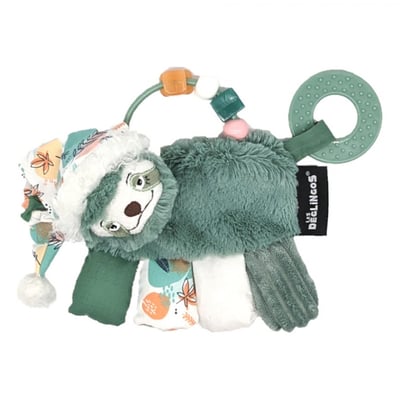 法國Les Deglingos-多功能安撫咬咬巾 (樹懶/奇洛斯)1