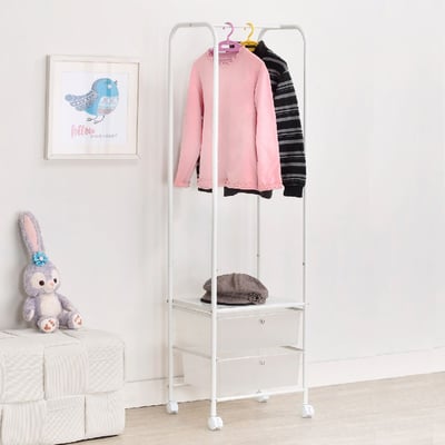 活動式雙抽掛衣架  (二色可選) －台灣製造 MIT3