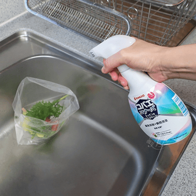日本KINCHO金鳥廚餘果蠅防制噴霧-花香薄荷250ml 一組3入9