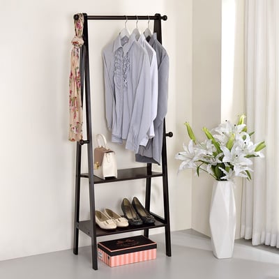 松木A字單桿雙層吊衣架  (三色可選) －台灣製造 MIT3