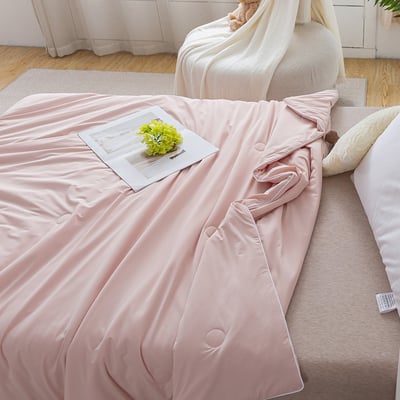 極致涼感抱冰被150x186cm - 奶霜粉4