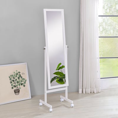 松木美背活動式全身立鏡   (三色可選) －台灣製造 MIT4