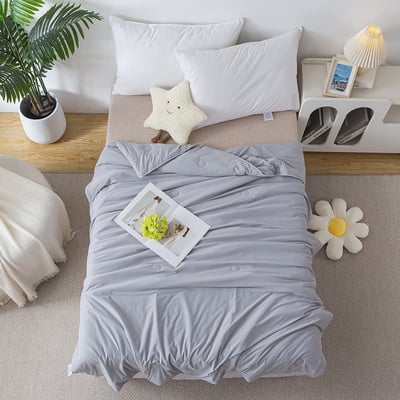 極致涼感抱冰被150x186cm - 霧石灰2