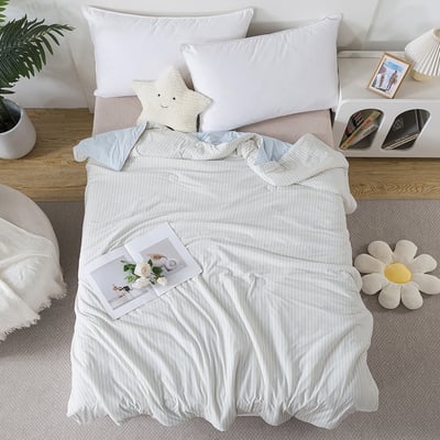 極致涼感抱冰被150x186cm-藍調曲線4