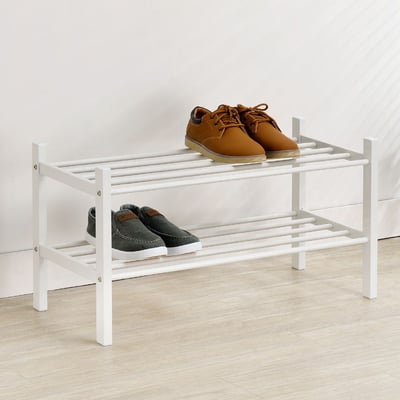 簡約雙層收納鞋架 (二色可選) －台灣製造 MIT3