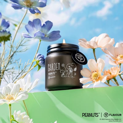 FLAVOUR | PEANUTS™ 聯名系列 |  香氛蠟燭 150g  FOREST 橡木麝香調2