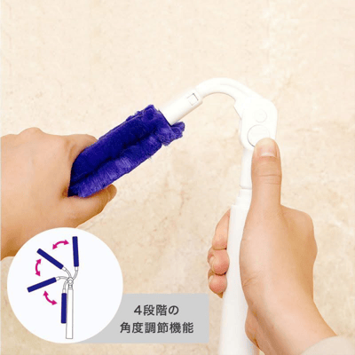 日本LEC激落君可伸縮除塵器 (附自潔收納盒)4