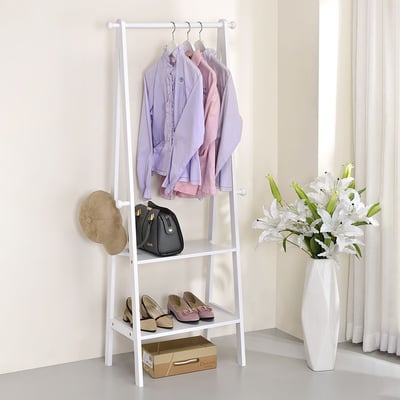 松木A字單桿雙層吊衣架  (三色可選) －台灣製造 MIT2