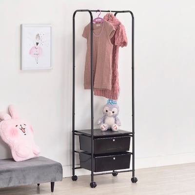 活動式雙抽掛衣架  (二色可選) －台灣製造 MIT2