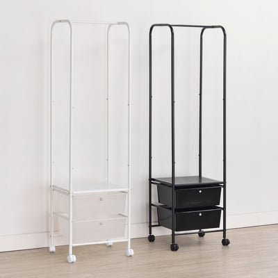 活動式雙抽掛衣架  (二色可選) －台灣製造 MIT4