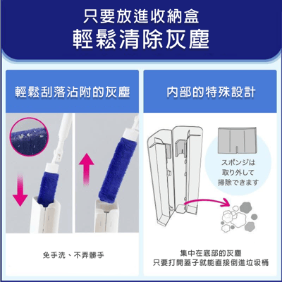 日本LEC激落君可伸縮除塵器 (附自潔收納盒)2