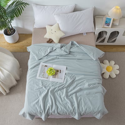 極致涼感抱冰被150x186cm - 薄荷灰綠2