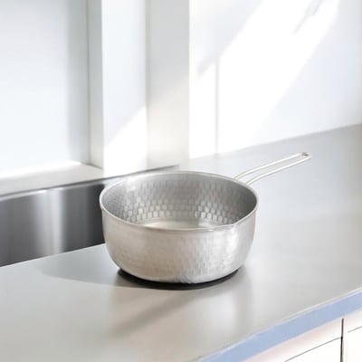 日本 Arnest 燕三條不鏽鋼槌目紋雪平鍋 20cm4