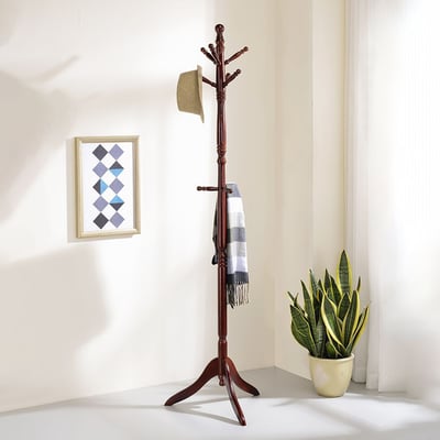 實木多勾衣帽架 (三色可選) －台灣製造 MIT3