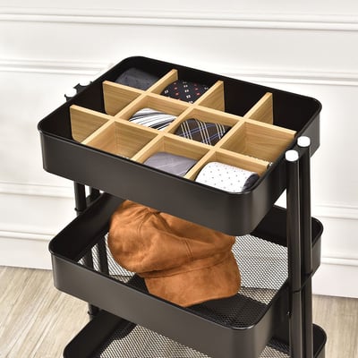 三層活動置物推車含專用木板 (二色可選) －台灣製造 MIT6