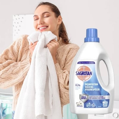 德國Sagrotan洗衣抗菌清潔劑劑1.5L 一組2瓶5