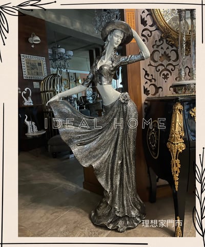 進口傢飾品-落地女郎1