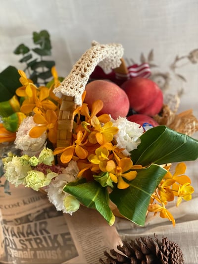 精緻花果籃〔客製〕7