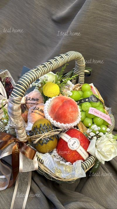 精緻花果籃〔客製〕1
