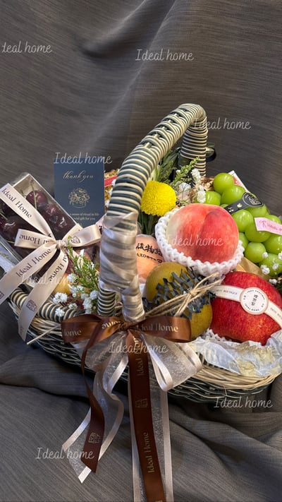 精緻花果籃〔客製〕4