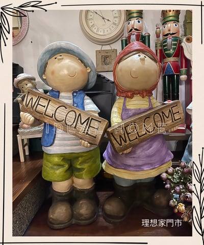 進口傢飾品-樹酯娃娃1