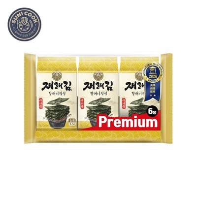 【SUNI COOK順伊奶奶】海苔 (胡椒) 5g x6包(箱購)x1210
