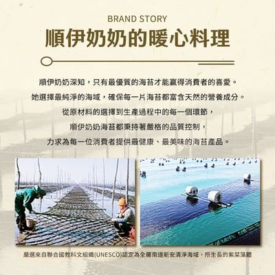 【SUNI COOK順伊奶奶】海苔 (胡椒) 5g x6包(箱購)x125