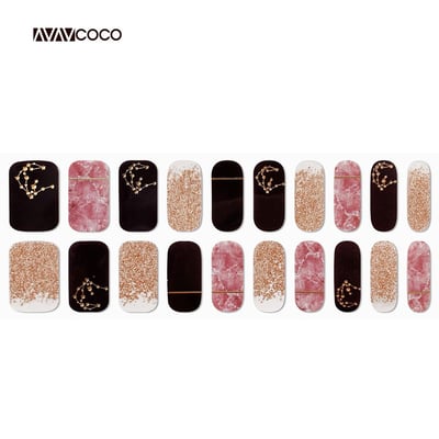 VAVACOCO光感凝膠(光療)美甲貼片20片(10款任選一款) 贈 迷你美甲銼刀1支11