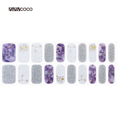 VAVACOCO光感凝膠(光療)美甲貼片20片(10款任選一款) 贈 迷你美甲銼刀1支7