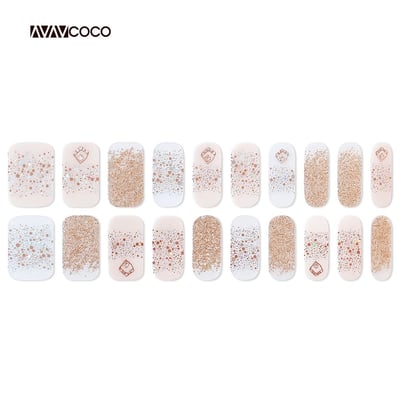 VAVACOCO光感凝膠(光療)美甲貼片20片(10款任選一款) 贈 迷你美甲銼刀1支5