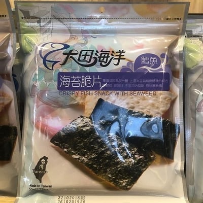 海苔鱈魚脆片1