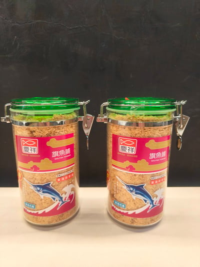 密封罐400g干貝旗魚脯2