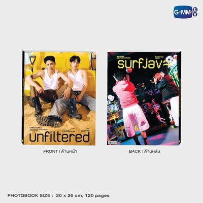預購－ SURFJAVA｜UNFILTERED 官方寫真 PHOTOBOOK 雙人寫真 GMMTV SJ2