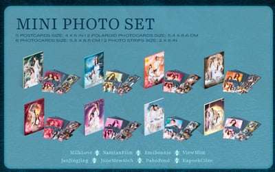 預購－MINI PHOTO SET 迷你照片套組 BLUSH BLOSSOM FAN FEST 2026 : MIDNIGHT BLOOM 周邊 明信片 小卡 收藏1