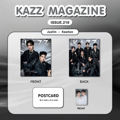 預購－KAZZ 216 泰國雜誌 泰國明星封面 雜誌 MAGAZINE19