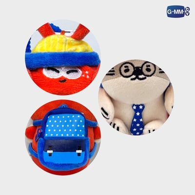預購－SEAKEEN｜NONG NOOONG LITTLE GENIUS DOLL KEYCHAIN 吉祥娃 娃娃鑰匙圈 GMMTV 二代娃4