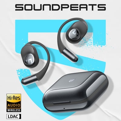 【SoundPeats】GoFree 2+ 開放式 耳掛式 藍牙耳機 (通話降噪/39hr/藍芽5.3)1