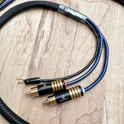 大力揚 Power Praise CAB206 日本鐵三角 TD04-0501 RCA訊號線 含接地線應用於黑膠與唱頭放大機連接5