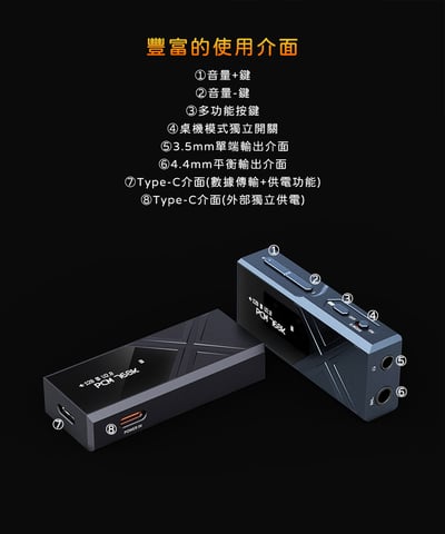 Fiio KA17 旗艦平衡解碼耳機轉換器 3.5mm / 4.4mm USB DAC 小尾巴16