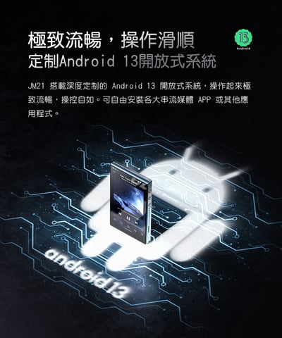 FIIO JM21 Hi-Fi無損隨身音樂播放器｜輕薄機身×強悍音質 × 全能應用一次滿足7